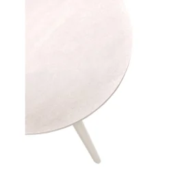 Bijzettafel Cercio Keramiek 40 cm rond wit