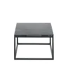 Bijzettafel Lineto (55 Cm) zwart keramiek