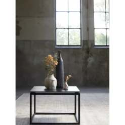 Bijzettafel Lineto (55 Cm) zwart keramiek