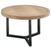 Bijzettafel Vinito 60 cm rond (1 stuk) eiken fineer naturel