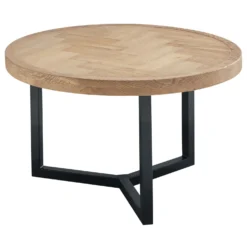 Bijzettafel Vinito 60 cm rond (1 stuk) eiken fineer naturel