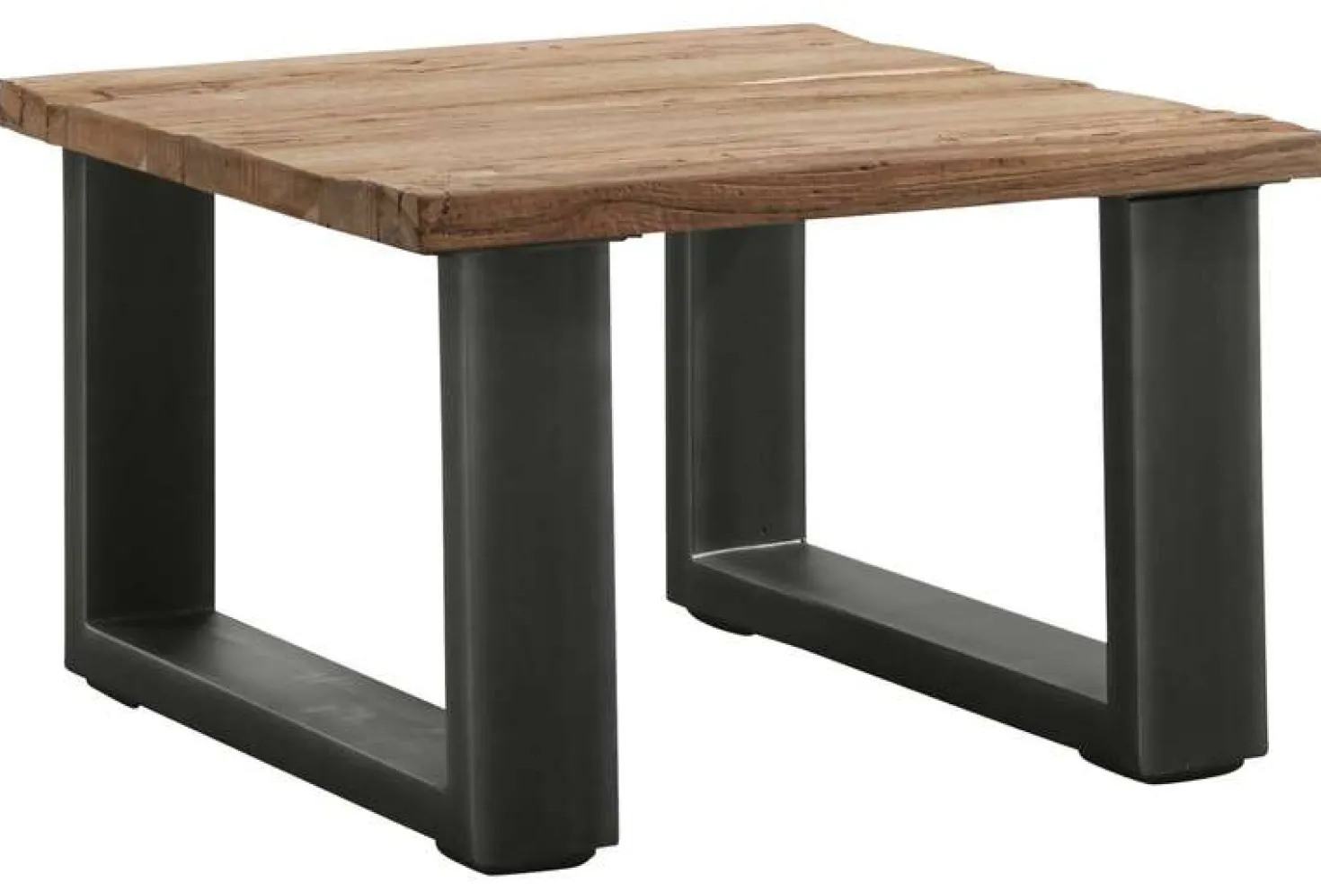 Bijzettafel 65x65 Romaro teakhout mix rough