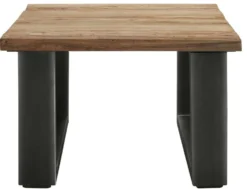 Bijzettafel 65x65 Romaro teakhout mix rough