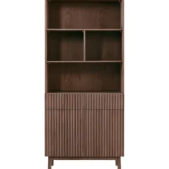 Boekenkast Arrosto Eikenhout 203x90x45 cm Dark Roast