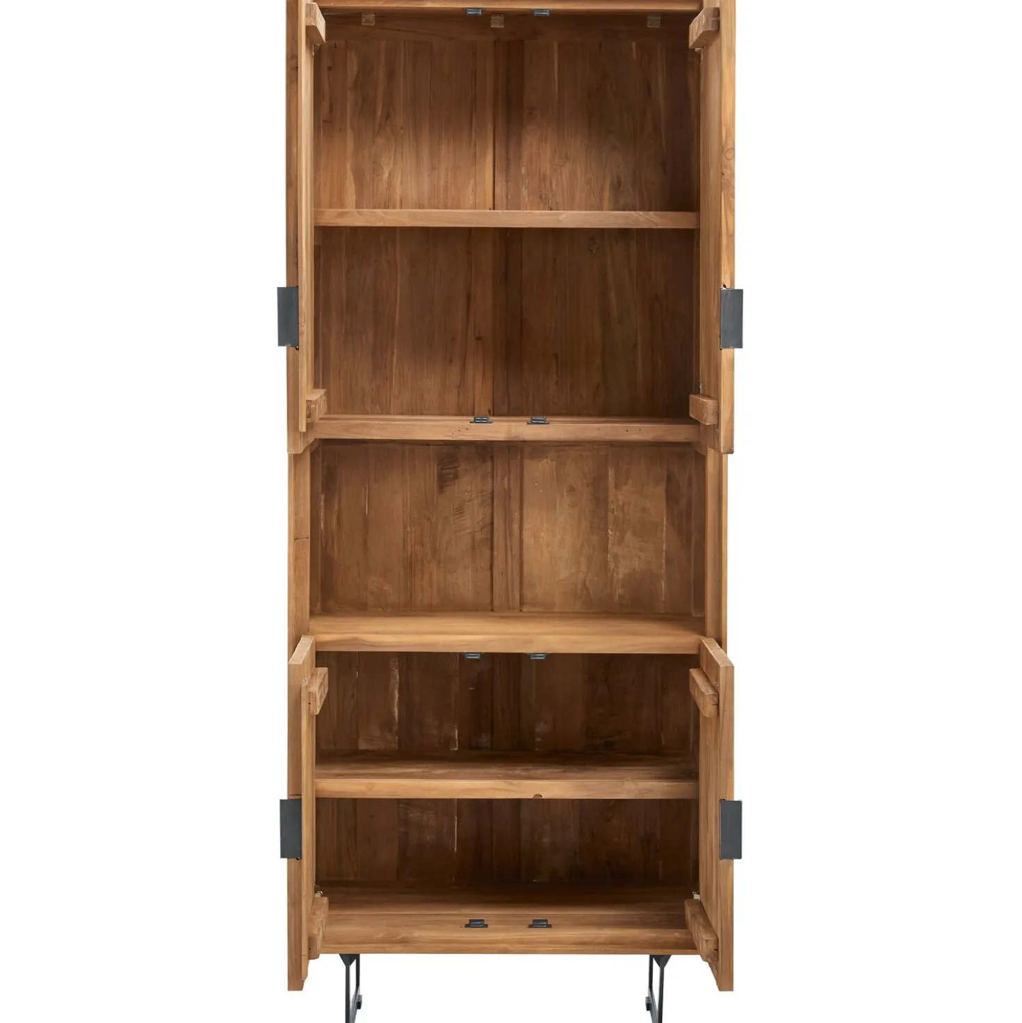 Boekenkast Aska (80 Cm) teak naturel brushed