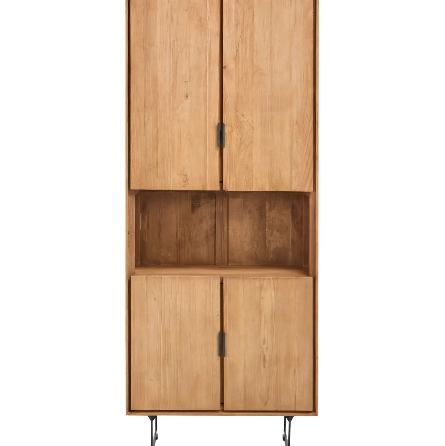 Boekenkast Aska (80 Cm) teak naturel brushed