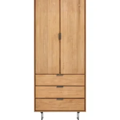 Boekenkast Aska (80 Cm) teak naturel brushed