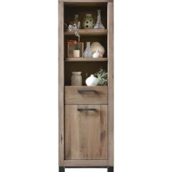 Boekenkast HEVANO (57 CM) eikenhout moose