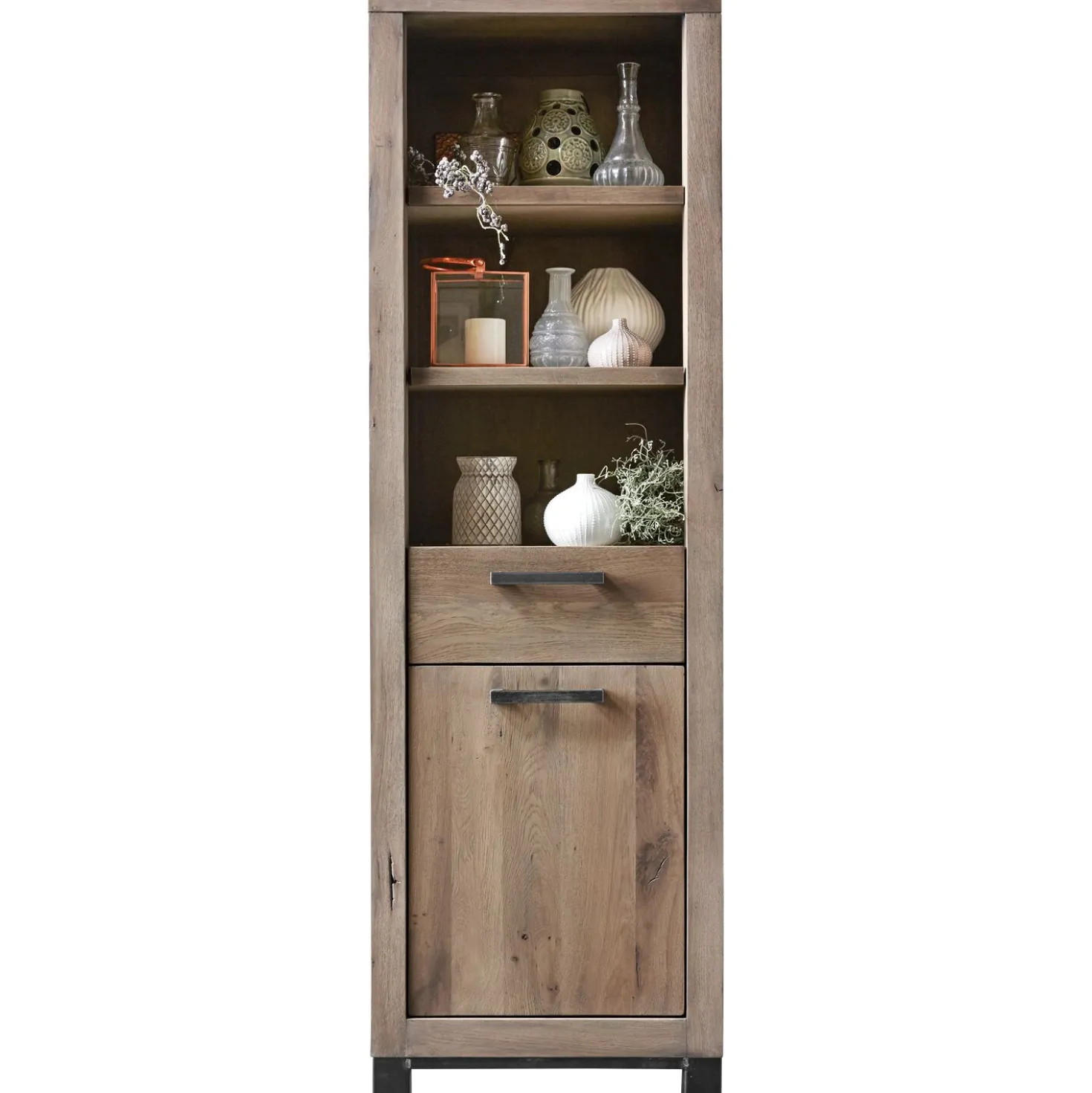 Boekenkast HEVANO (57 CM) eikenhout moose