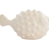Decoratiebeeld Mannu Vis keramiek beige small