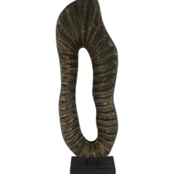 Decoratiebeeld Positano L goud zwart