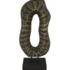 Decoratiebeeld Positano S goud zwart