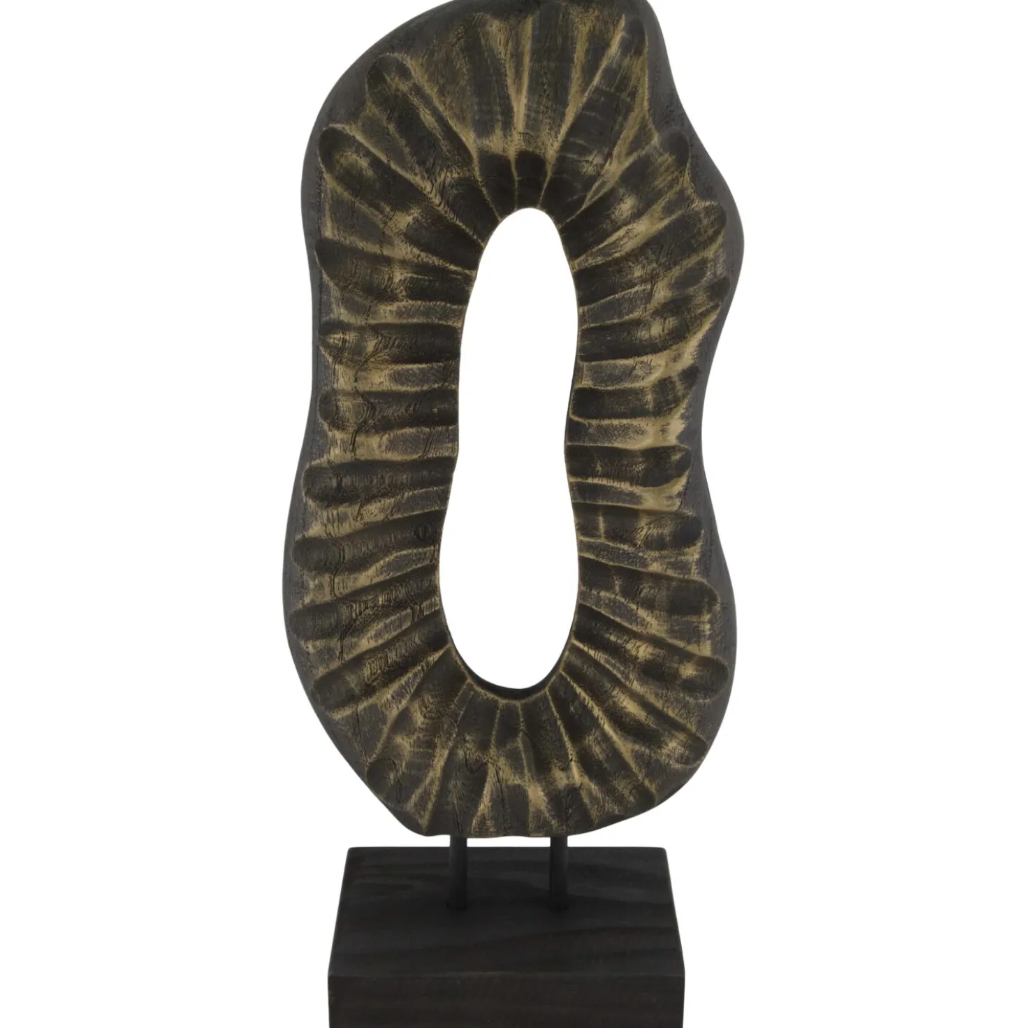 Decoratiebeeld Positano S goud zwart