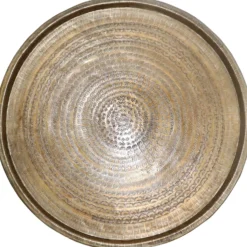 Decoratieschaal Trebbia 58 cm rond brons