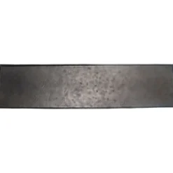 Decoratieschaal Trebbia 15x60 cm rechthoekig zwart