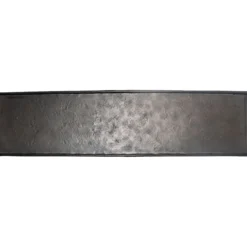 Decoratieschaal Trebbia 15x40 cm rechthoekig zwart