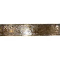 Decoratieschaal Trebbia 7,5x38 cm rechthoekig brons