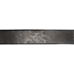 Decoratieschaal Trebbia 7,5x38 cm rechthoekig zwart