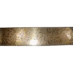 Decoratieschaal Trebbia 20x80 cm rechthoekig brons