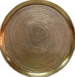 Decoratieschaal Trodena Brons 58x58 rond