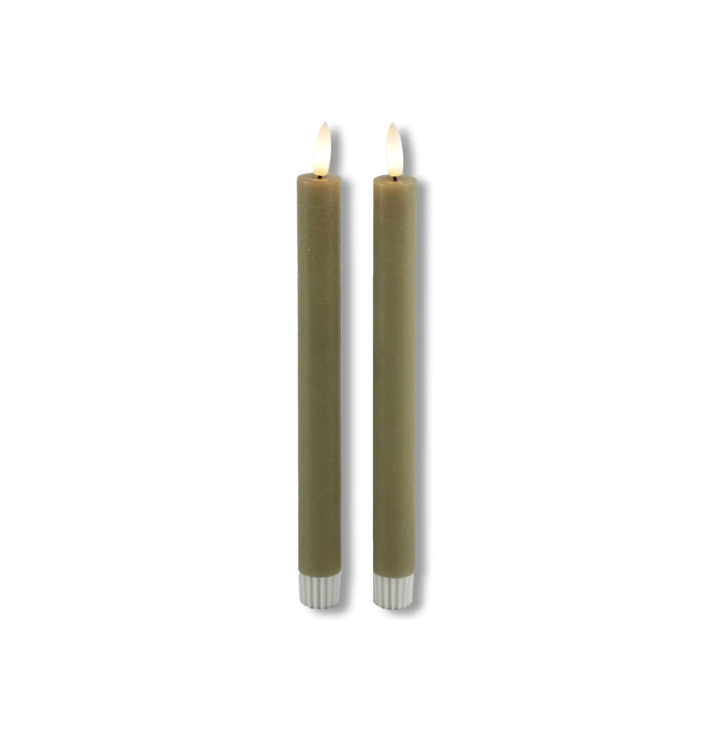 Dinerkaars Benevento LED large beige rond set van 2