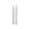 Dinerkaars Benevento LED large wit rond set van 2