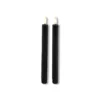 Dinerkaars Benevento LED large zwart rond set van 2