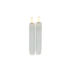 Dinerkaars Benevento LED small wit rond set van 2