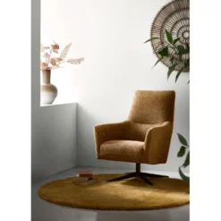 Draaifauteuil Duna Okerbruin