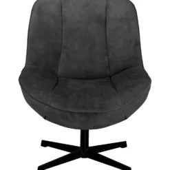 Draaifauteuil Fortenza Velvet antraciet