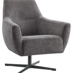 Draaifauteuil Gudo Donkergrijs