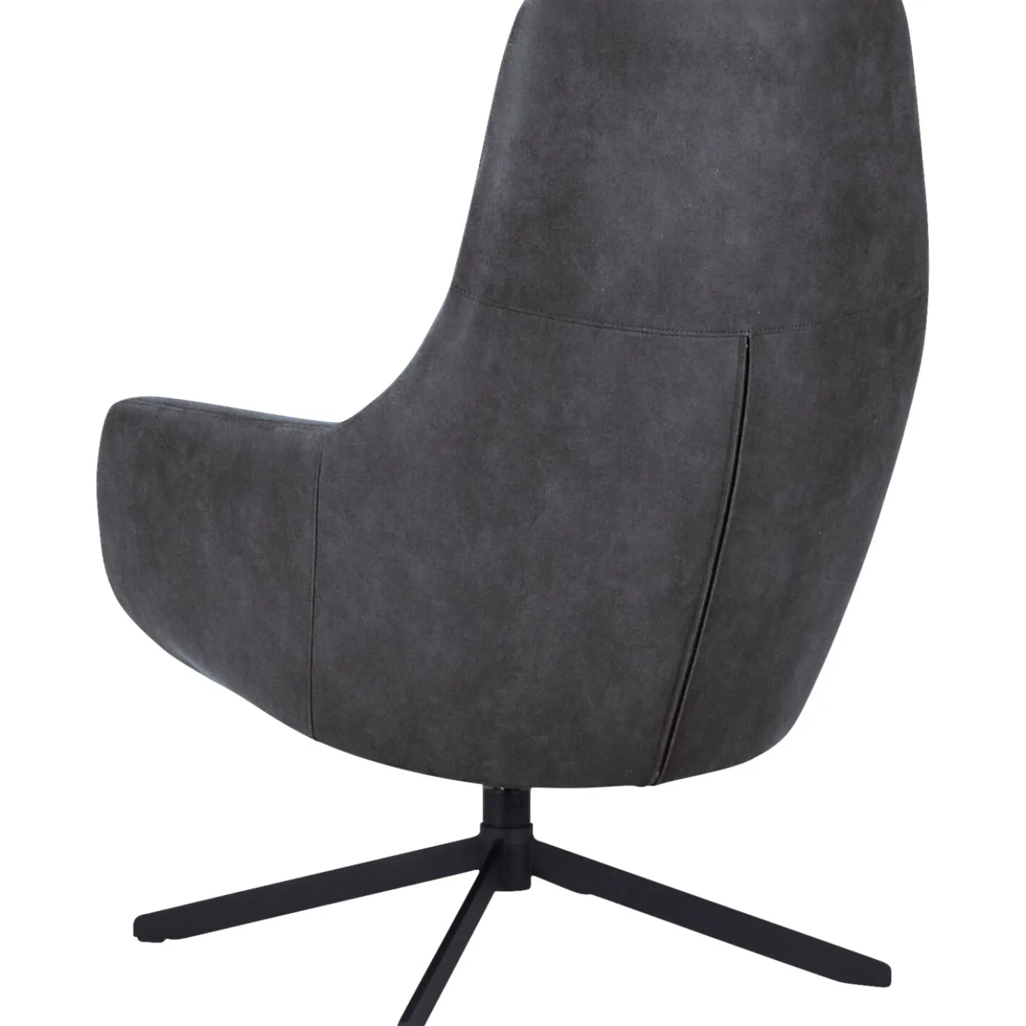 Draaifauteuil Vaneze Microleder antraciet