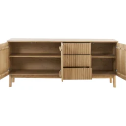 Dressoir Arrosto Eikenhout 76x180x45 cm light roast