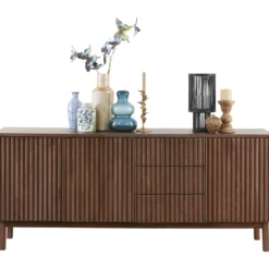 Dressoir Arrosto Eikenhout 76x180x45 cm Dark Roast