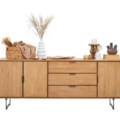 Dressoir Aska (195 Cm) teak naturel brushed