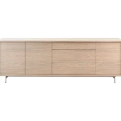 Dressoir Famosa 76x228x45 cm bruin