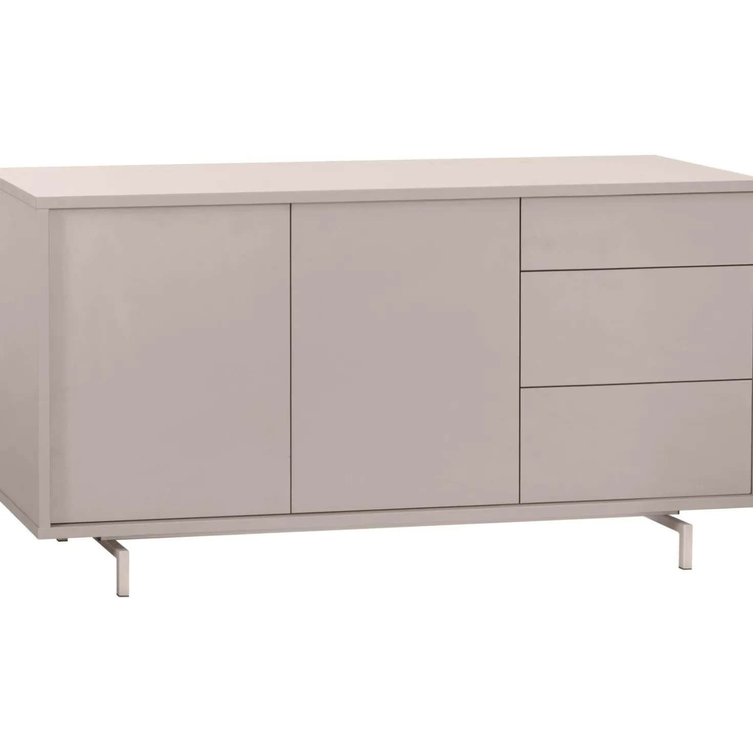 Dressoir Famosa 76x150x45 cm grijs