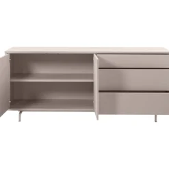 Dressoir Famosa 76x180x45 cm grijs