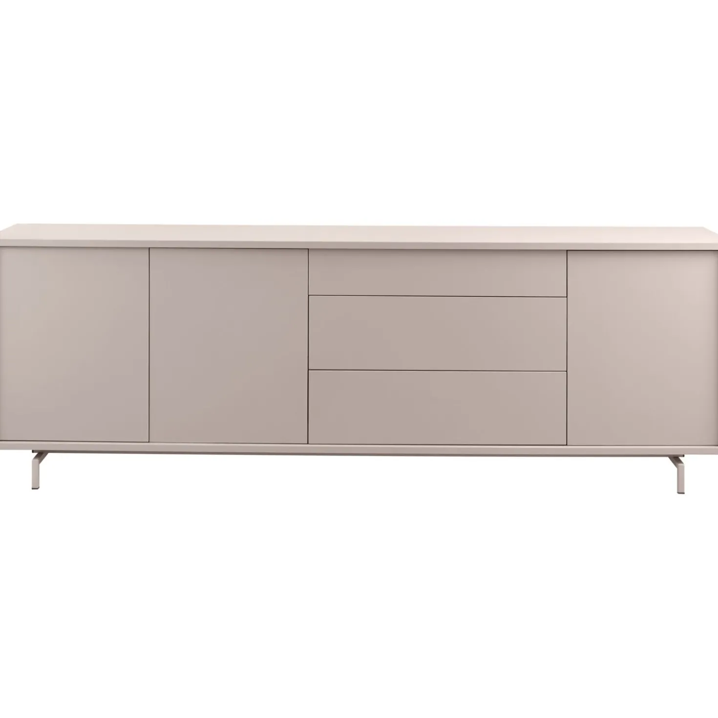 Dressoir Famosa 76x228x45 cm grijs