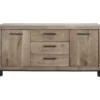 Dressoir HEVANO (162 cm) eikenhout moose