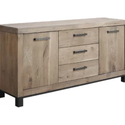 Dressoir HEVANO (162 cm) eikenhout moose