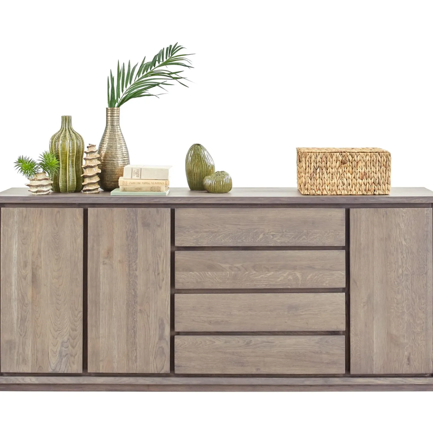 Dressoir Lavio (203 cm) eiken slate