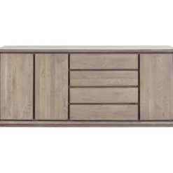 Dressoir Lavio (203 cm) eiken slate