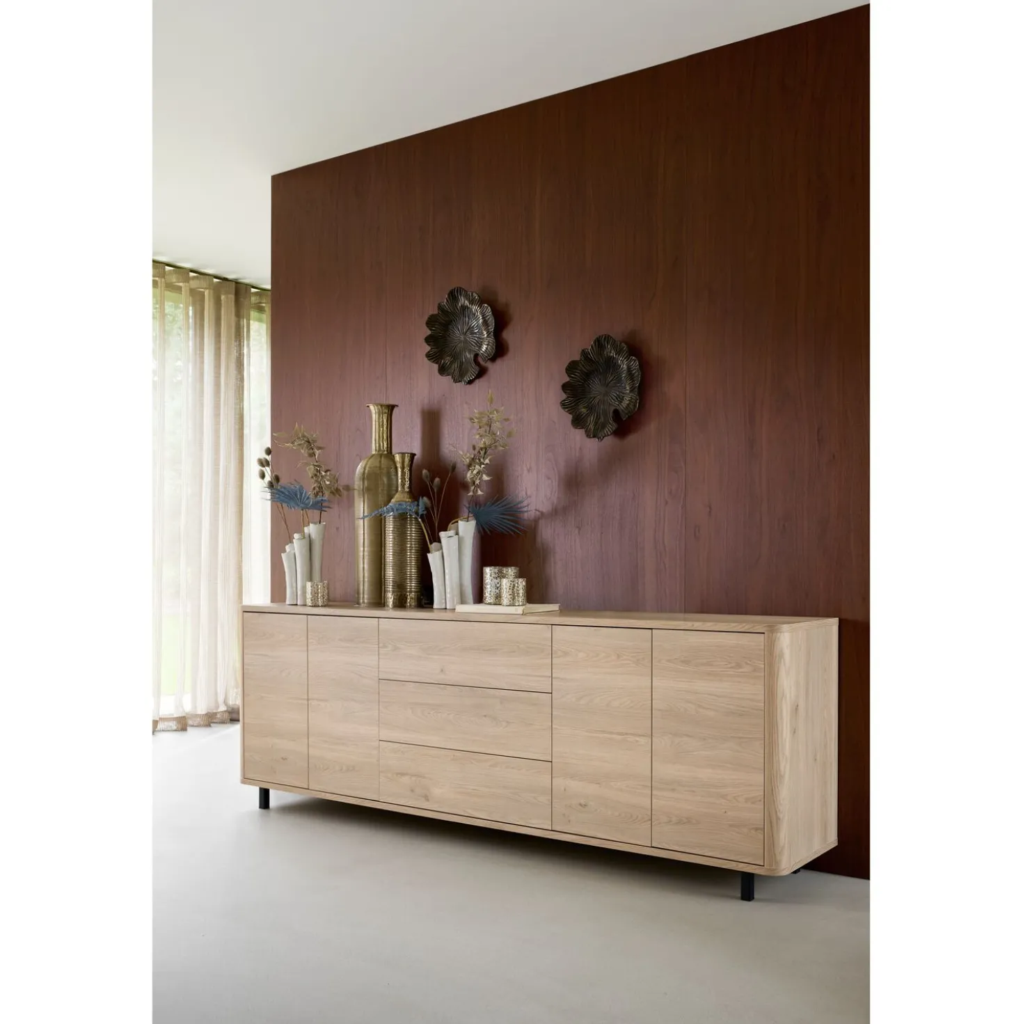 Dressoir Lirona Old oak 222 cm