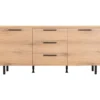 Dressoir Paranno 77x165x42 cm bruin