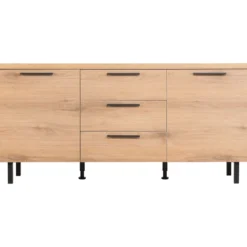 Dressoir Paranno 77x165x42 cm bruin