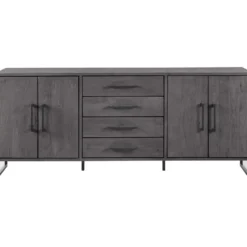 Dressoir Piastra 188 cm zwart