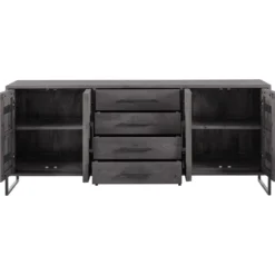 Dressoir Piastra 188 cm zwart