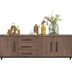 Dressoir Ricardi 240x87x45 cm dark mango