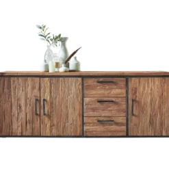 Dressoir ROMARO (195 cm) teakhout mix rough